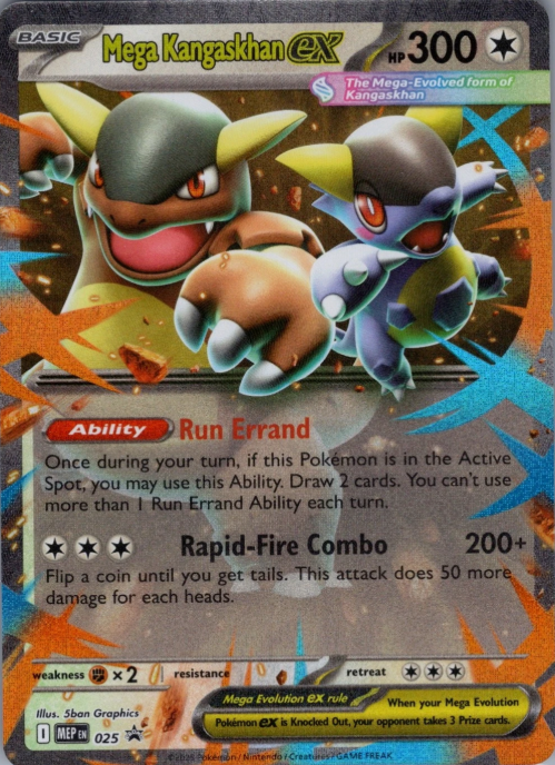 Producto - Mega Kangaskhan ex MEP025 ME Black Star Promos