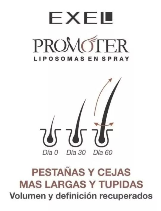 Producto - Promoter liposomas en spray crecimiento de cejas y pestañas 15ml - 3