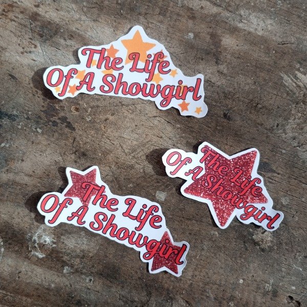 Producto - Stickers the life of a showgirl
