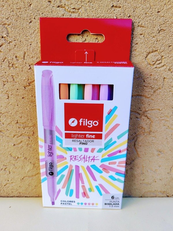 Producto - Resaltadores Filgo Fine Pastel x 6