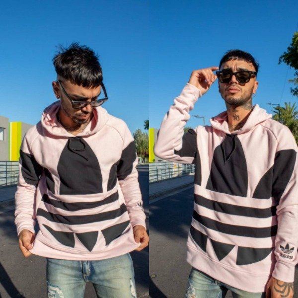 Producto - Buzo logo trifol rosa