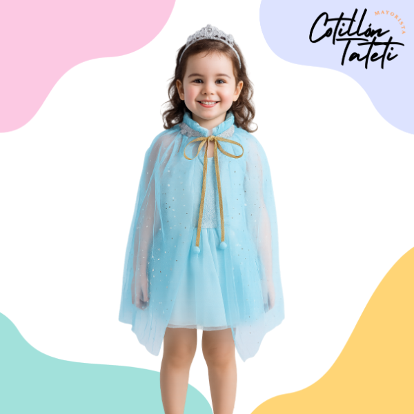 Producto - CAPA CELESTE GLITTER