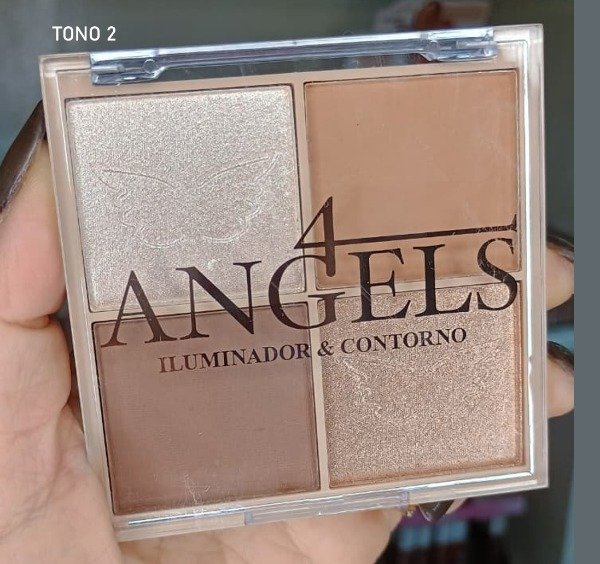 Producto - CONTORNO E ILUMINADOR EN POLVO 4ANGELS - 4
