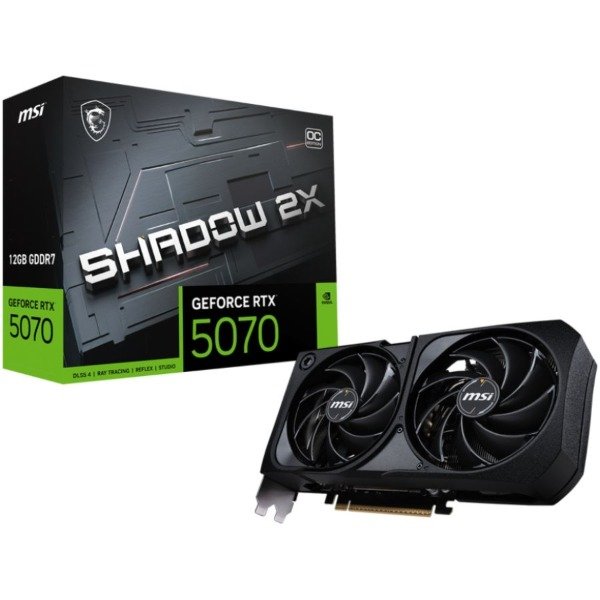 Producto - Placa de Video  RTX 5070 MSI SHADOW 2X OC 12GB