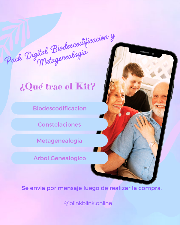 Producto - Pack Digital Biodescodificación y Metagenealogía