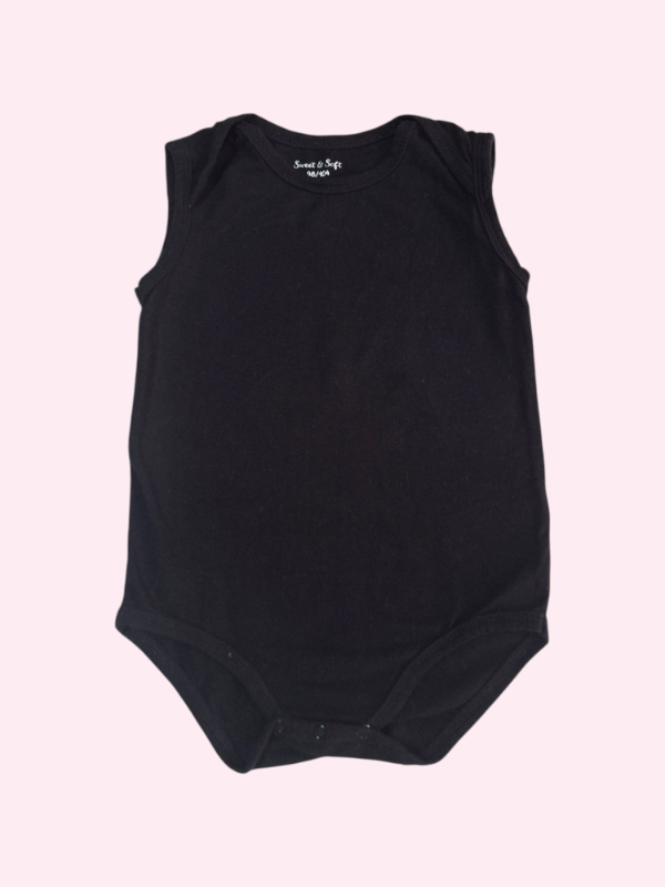 Producto - Body sin mangas color negro Sweet Soft 18/24 meses