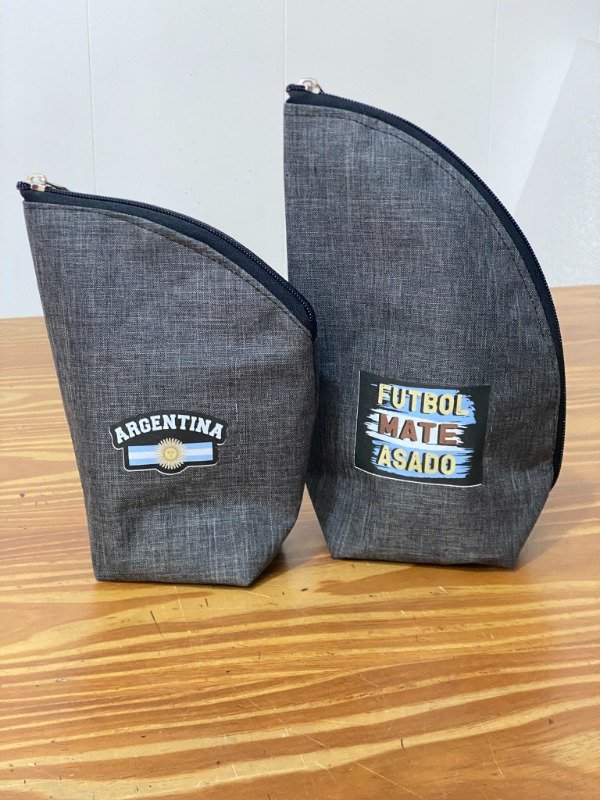 Producto - Yerbero y Portamate Edicion Limitada Gris melange