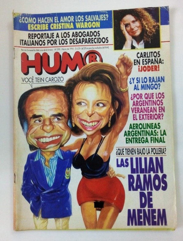 Producto - Humor #398 - Marzo 1994 - Las Lilian Ramos de Menem Wargon
