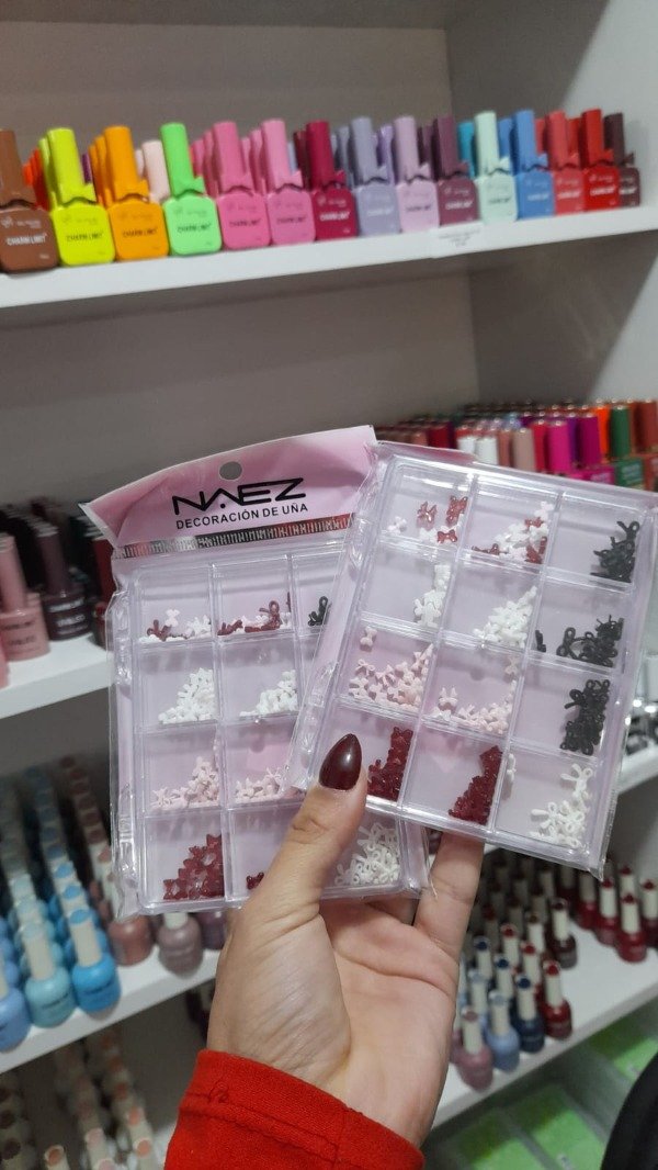 Producto - Deco moños blancos negros rosas y rojos Codigo1360 NAEZ