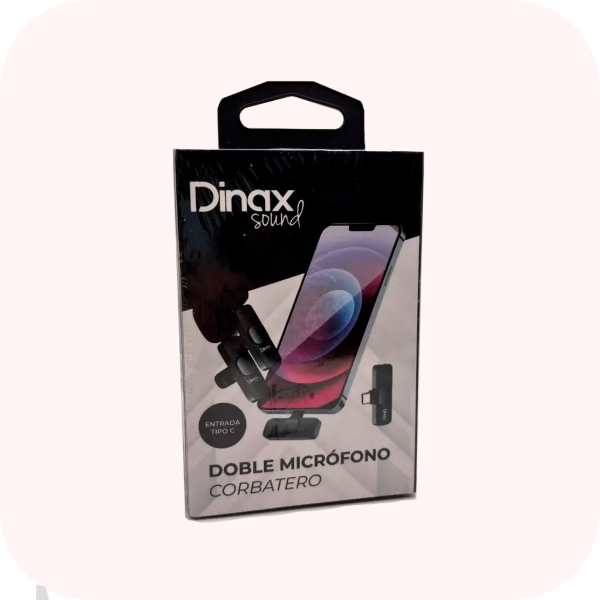 Producto - Microfono DINAX Inalámbrico Corabatero -  Set Doble - Tipo C - 1