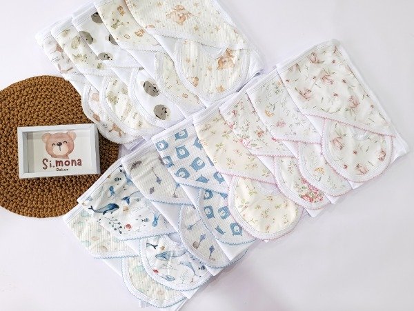 Producto - Mantita de algodon con babero