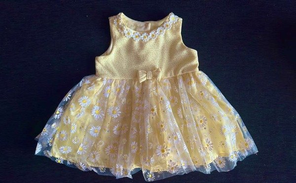Producto - Conjunto de Fiesta Nanette Amarillo - 3 Piezas (3-6 meses)