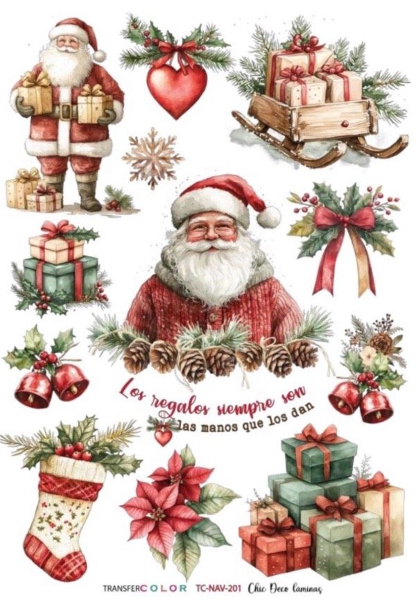 Producto - Transfer Color 201 - Navidad