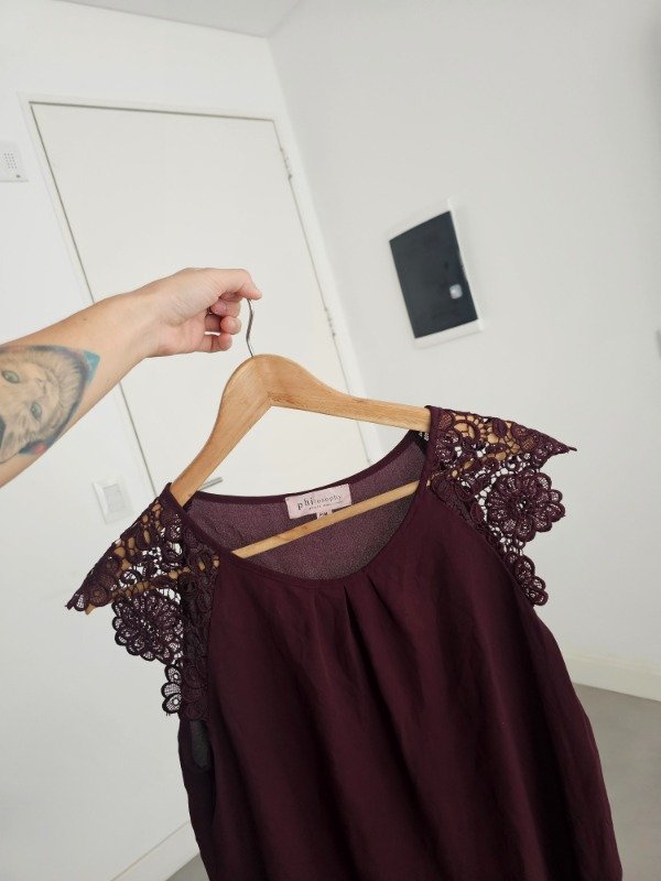 Producto - Musculosa bordo S 2seleccion