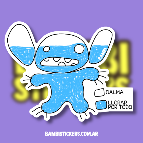 Producto - Stitch llora por todo
