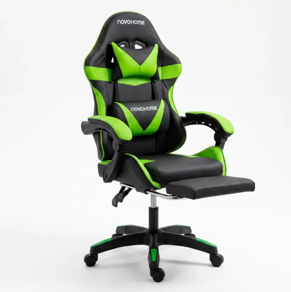 Producto - Silla gamer -apoyabrazos acolchonados -5 ruedas -respaldo alto - NH-GC1004