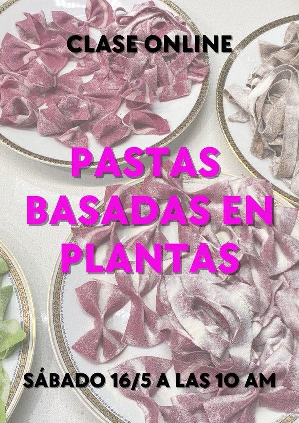 Producto - Curso online de pastas veganas