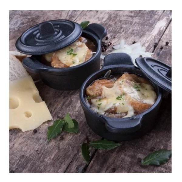 Producto - Mini Olla Cocotte Hierro Fundido 200 Ml Victoria Premium
