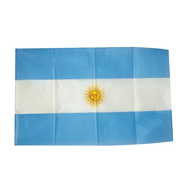 Producto - BANDERA ARGENTINA TELA CON SOL 90X150CM "MUNDIAL"