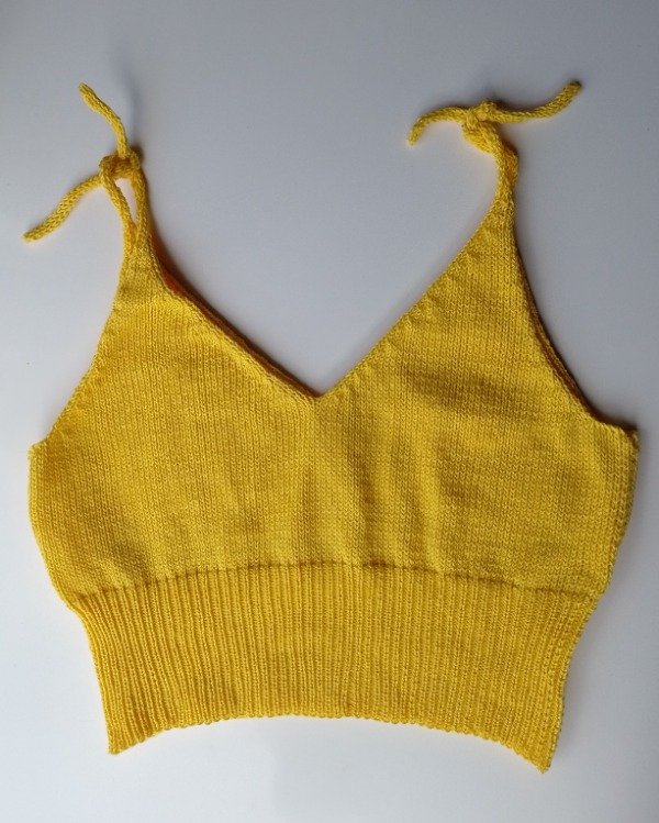 Producto - Top Amarillo (Talle S)