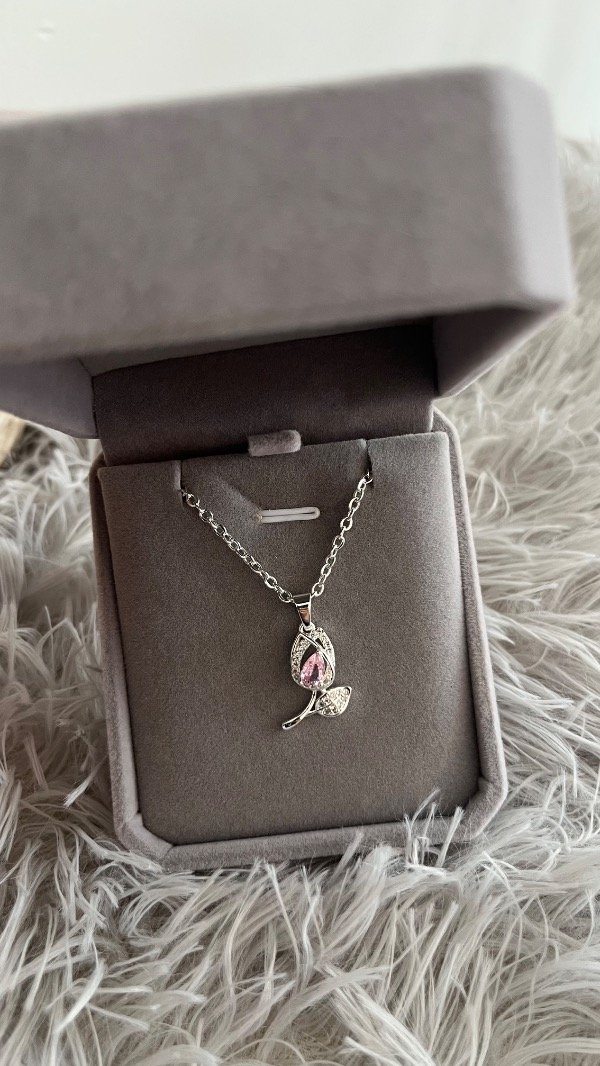 Producto - Collar tulipán rosa ab - 1
