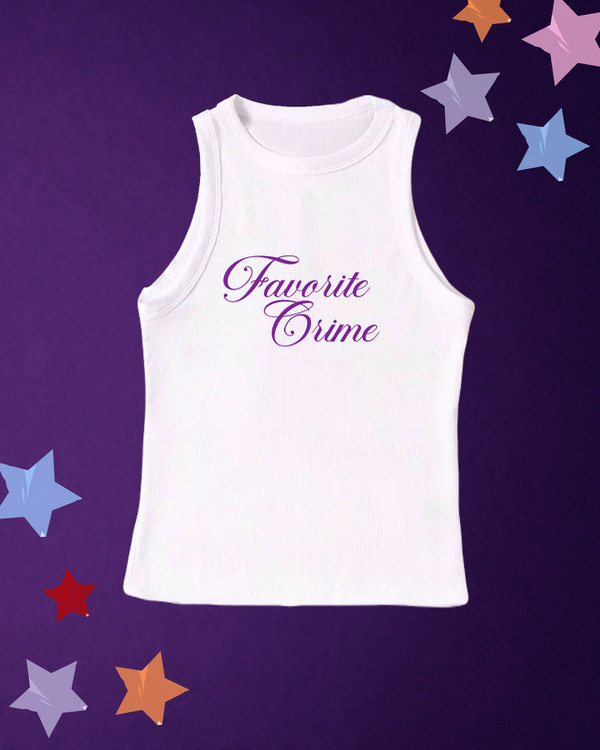 Favorite crime tank top