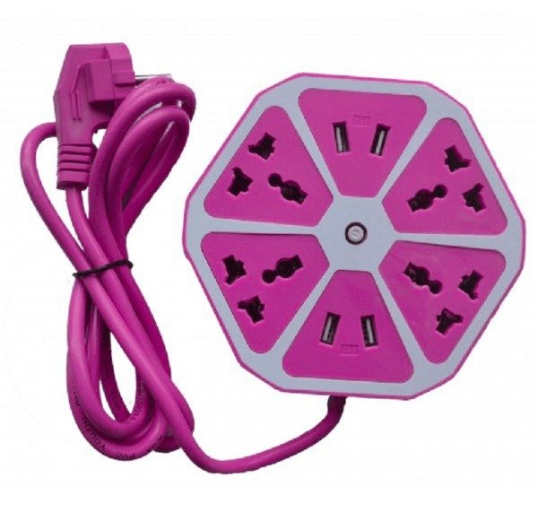 Producto - Zapatilla multiplicadora USB - 220V Octogonal