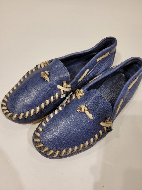 Producto - Mocasines FB azules de cuero Talle 36 - PRECIO: 32X