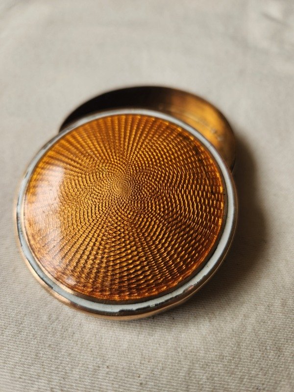 Producto - Cajita Guilloché Naranja