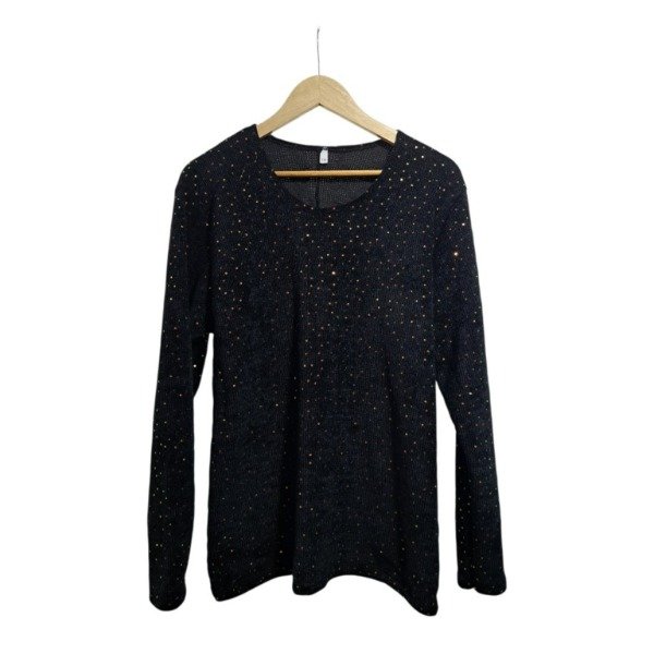 Producto - Sweter hilo con Lentejuelas chiquitas. Delicado y hermoso. - 1