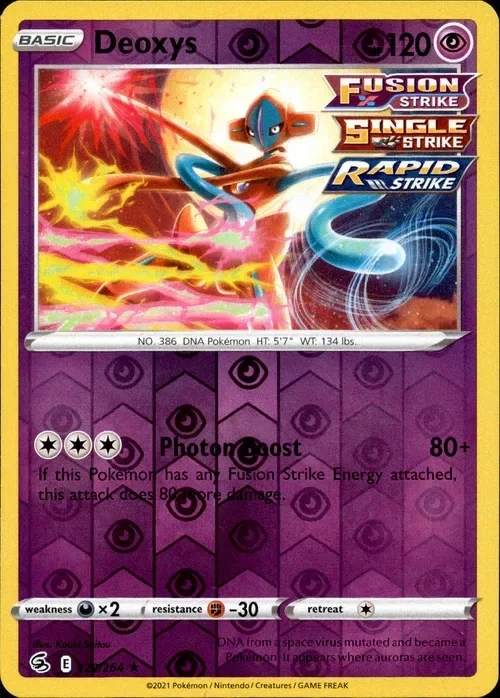 Producto - Deoxys - 120/264 - Fusion Strike - Reverse Holo