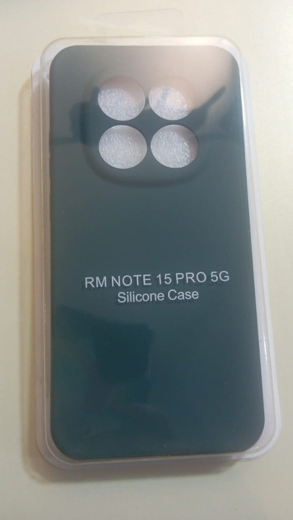 Producto - Funda Silicone Case Verde Oscuro para Xiaomi Redmi Note 15 Pro