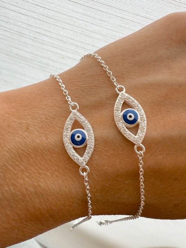 Producto - Pulsera ojo turco plata 925