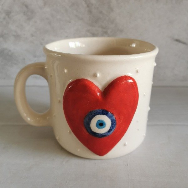 Producto - Taza Corazón ojo turco