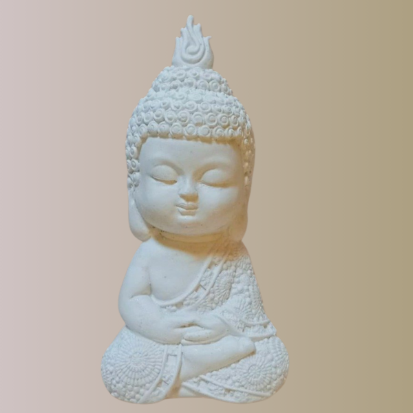 Producto - Buda llama meditando 18 cm. - B38