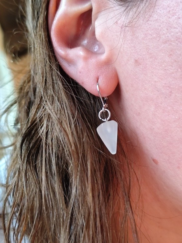 Producto - AROS PÉNDULO DE ÓNIX BLANCO