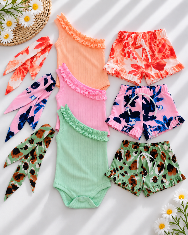 Producto - CONJUNTO PÍA (VINCHA + BODY + SHORT)