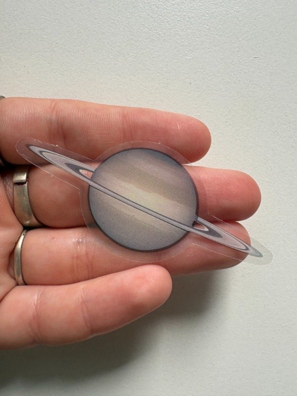 Producto - sticker saturno anillo