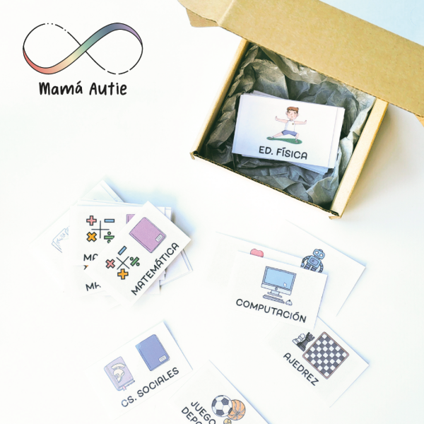 Producto - Set de Pictogramas Plastificados e Imantados
