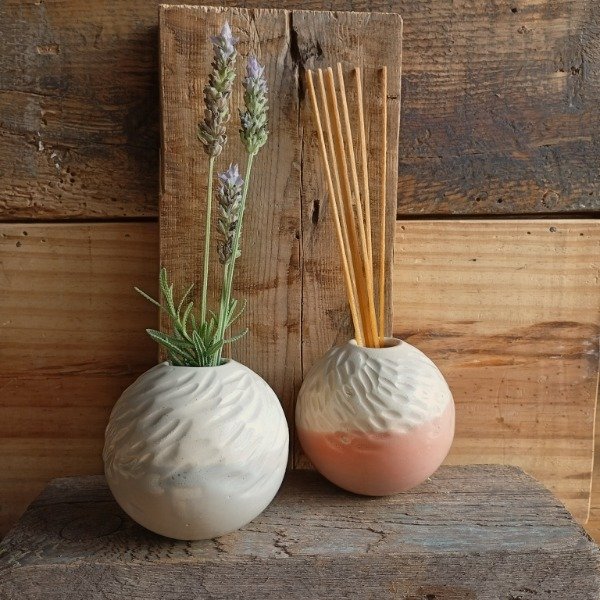Producto - Florerito / Difusor - Natural y Gris