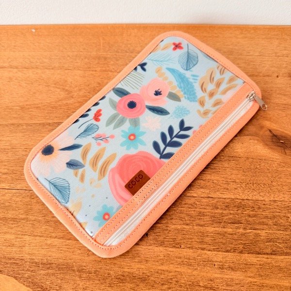 Producto - ESTUCHE CELINA Diseño Primavera Salmón