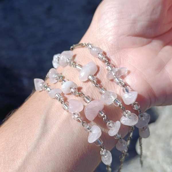 Producto - Pulsera alpaca y piedritas naturales - 5