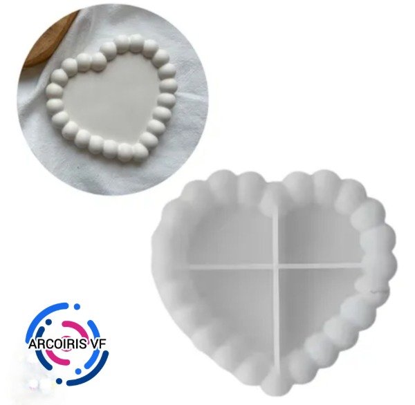 Producto - Molde Bandeja corazon buble