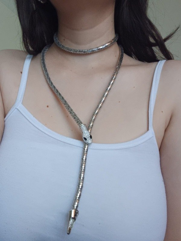 Producto - Collar vibora strass con imán