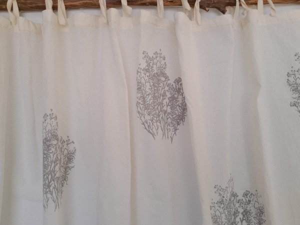 Producto - cortina de baño senecio gris