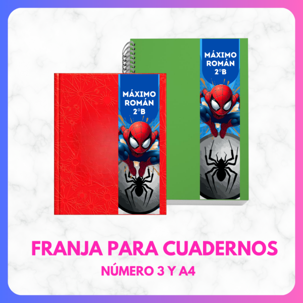 Producto - Franjas para Cuadernos