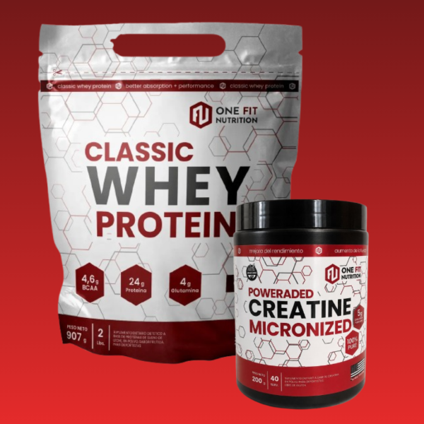 Producto - Proteina 2lb. + Creatina 200gs. ONE FIT