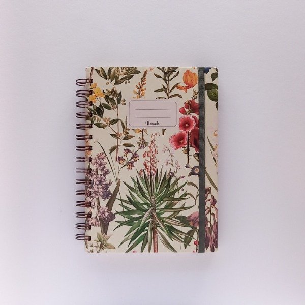 Producto - Agenda 2026 Anillada a5 (15x21cm) Semana a la Vista - Botánica I