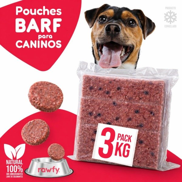 Producto - Pack B.A.R. F. para Caninos x 3 Kg.