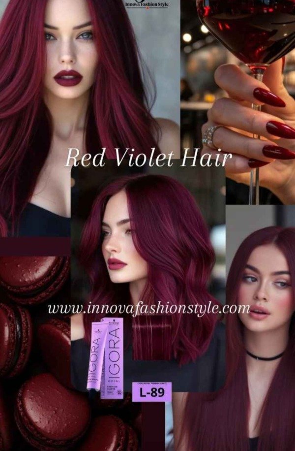Producto - Kit Igora Royal Fashion Lights L-89 Rojo Violeta + Oxidante Igora 20vol